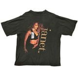 90s　JANET JACKSON ジャネット・ジャクソン　S/S T-SHIRT ショートスリーブ Tシャツ　col.BLACK　size:L　body:cotton republic 　バンドTシ
