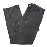 80s　Carhartt カーハート　Double Knee Painter Pants ダブルニー ペインターパンツ　col.BLACK　size:W38×L34表記　12oz　ダック生地　COTT