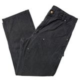 90s　Carhartt カーハート　Double Knee Painter Pants ダブルニー ペインターパンツ　col.BLACK　size:W38×L32表記　12oz　ダック生地　COTT