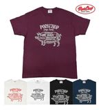PORKCHOP GARAGE SUPPLY ポークチョップ ガレージサプライ　PORK FRONT TEE 25　ポークフロント Tシャツ　半袖　5色(BURGUNDY/BLACK/WHITE/AS