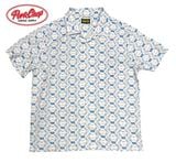PORKCHOP GARAGE SUPPLY �ݡ�������å� ���졼�����ץ饤��PORK AOP SHIRT���ݡ��� ����ġ�Ⱦµ��WHITE �ۥ磻�ȡ�2025SS