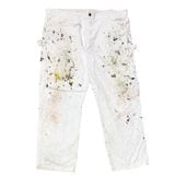 Dickies ディッキーズ　Heavyweight Duck Carpenter Pants ヘビーウェイト ダック カーペンターパンツ　ペンキ飛び　col.WHITE　size:W42×L30表記