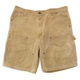 90s　Carhartt カーハート　Double Knee Painter Shorts ダブルニー ペインターショーツ　col.BROWN DUCK　size:W38表記　Made in U.S.
