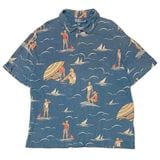 Polo by Ralph Lauren ポロ ラルフローレン　 COTTON POLO SHIRT コットン ポロシャツ　col.FADED NAVY　size:XL-TALL　綿100％ 【USE