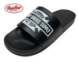 PORKCHOP GARAGE SUPPLY ポークチョップ ガレージサプライ　BAR & SHIELD SANDALS バー＆シールド サンダル　BLACK ブラック　FREE(約28cm)　シャワ