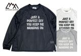 CMF OUTDOOR GARMENT コムフィ アウトドア ガーメント　QUICK DRY MESH TEE L/S PT　クィックドライ　メッシュ　Tシャツ　ロンT 3色（BLACK/WHITE/
