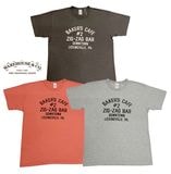WAREHOUSE ウエアハウス　Lot.4064  ZIG-ZAG BAR ジグザグ バー　Tシャツ　半袖　3色（CHARCOAL/RED/HEATHER GREY）　日本製