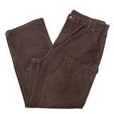 Carhartt カーハート　Double Knee Painter Pants ダブルニー ペインターパンツ　col.BROWN　size:W38×L32表記　ダック生地　COTTON100% 【U