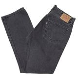 90s　Levi's リーバイス　501　col.後染めBLACK　size.W38/L34表記　Made in U.S.A.　ブラックデニムパンツ　【VINTAGE ヴィンテージ】【中古】【店舗試着