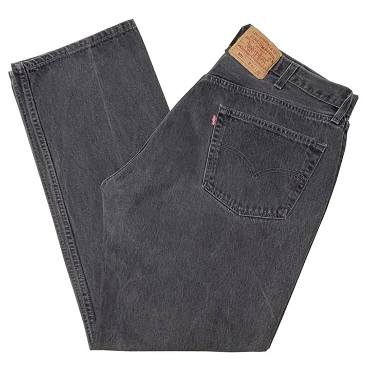 00s Levi's リーバイス 501 col.後染めBLACK size.W40/L32表記 Made in