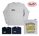 PORKCHOP GARAGE SUPPLY ポークチョップ ガレージサプライ　WAVE LOGO L/S TEE　ウェーブロゴ 長袖Tシャツ　ロンT　3色(GRAY/BLACK/ NAVY)　202