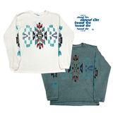 Good On グッドオン　CHIMAYO RUG LS TEE チマヨ ラグ ロングスリーブ Tシャツ　 KOUHEI TERRAI コウヘイ テライ　2色(P-NATURAL/P-SLATE)　P
