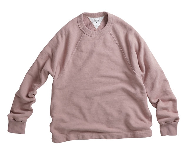 remilla レミーラ デルタクロススエット 4色（サンドピンク/キャメル