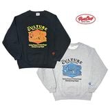 PORKCHOP GARAGE SUPPLY ポークチョップ ガレージサプライ　WAVE LOGO SWEAT ウェーブ ロゴ スウェット　2色(BLACK/GRAY)　2025FW
