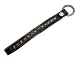HTC エイチティーシー　KEY HOLDER　#LCC10 1LINE 0.5 SPRIT RING　スタッズキーホルダー　HTC Hollywood Trading Company　レザー　ハリウ