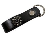 HTC エイチティーシー　D-RING KEY HOLDER　#FLOWER STONE　Dリング　キーホルダー　ストーン付き　HTC Hollywood Trading Company　レザー　ハリ