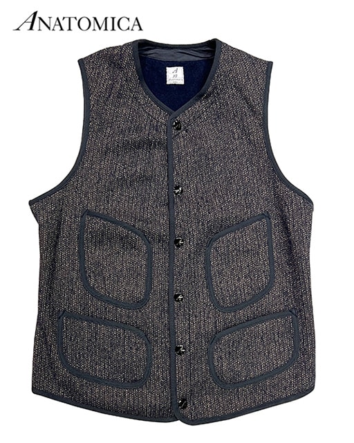アナトミカ ANATOMICA ブラウンズビーチ ベスト　40 ANATOMICA アナトミカ BB VEST FACE BROWN'S BEACH VEST ブラウンズ