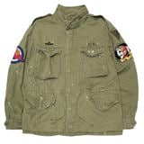 Polo RALPH LAUREN ポロ ラルフローレン　M-65 Type Field Jacket M-65タイプ フィールドジャケット　size:XL　ミリタリージャケット　ペンキペイント 【 