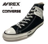 AVIREX × CONVERSE アヴィレックス×コンバース 　ALL STAR AFED HI オールスター エイジド ハイカット　BLACK ブラック　1SE791　スニーカー