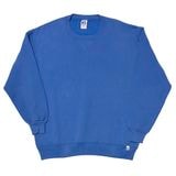 90s　RUSSELL ATHLETIC ラッセル アスレチック　CREW NECK SWEAT クルーネック スウェット　無地　col:BLUE　size:XXL　Made in USA　アメリカ製