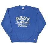 90s　RUSSELL ATHLETIC ラッセル アスレチック　CREW NECK SWEAT クルーネック スウェット　プリント　col:BLUE　size:XXL　Made in USA　BIG