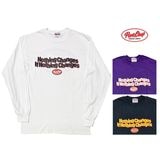 PORKCHOP GARAGE SUPPLY ポークチョップ ガレージサプライ　NC OVAL SCRIPT L/S TEE　オーバルスクリプト ロングスリーブ Tシャツ　長袖Tシャツ　ロンT　3色(