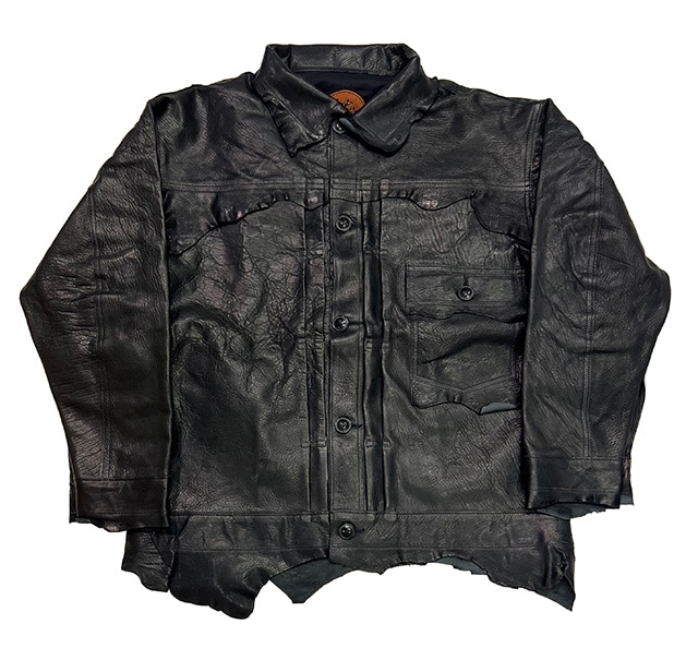 ジャケット・アウター GOOD KARMA DEVELOPMENT DAVE BLACK size3 good karma development グッドカルマデベロップメント BLACK LEATHER
