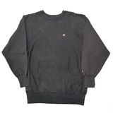 90s　Champion チャンピオン　REVERSE WEAVE CREW NECK SWEAT SHIRTS リバースウィーブ クルーネック スウェット シャツ　ワンポイント　col:BLACK　