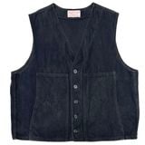 FILSON フィルソン　Moleskin Vest モールスキン ベスト　col:BLACK　size:46-48相当　COTTON100%　マッキノーベスト　【USED ユーズド】【中古】
