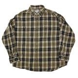 Carhartt カーハート　B.D. WORK SHIRTS ボタンダウン ワークシャツ　チェック柄　col.OLIVE　size:XXL　COTTON100%　BIG SIZE【USED ユーズド