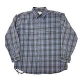 【BORO】 Carhartt カーハート　WORK SHIRTS ワークシャツ　チェック柄　col.BLUE　size:2XL-TALL　COTTON100%　BIG SIZE【USED ユーズド】