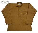 GREENEBAUM グリーンバウム　Lot 2213 HEAVY LEATHER BOUND JUMPER ヘビー レザー バウンド ジャンパー　BROWN ブラウン　NON WASH ノンウォッシ