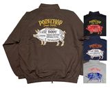 PORKCHOP GARAGE SUPPLY �ݡ�������å� ���졼�� ���ץ饤��PORK BACK NYLON JKT���ݡ����Хå��ʥ����󥸥㥱�åȡ�4����DARK BROWN/BLACK/NAVY/GRAY��