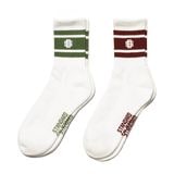 STANDARD CALIFORNIA ����������ɥ���ե���˥���SD Sports Socks -2Pack Olive / Burgundy�����ݡ��� ���å��� 2P��������2­���å�