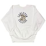 90s��Champion �����ԥ���REVERSE WEAVE CREW NECK SWEAT SHIRTS ��С����������� ���롼�ͥå� �������å� ����ġ��ץ��ȡ�col: WHITE��size:XX-LARGE��CARLETON��ء��ɽ�������Made in U.S.A.����VINTAGE ������ơ����ۡ���šۡ�Ź�޻����Բġ�