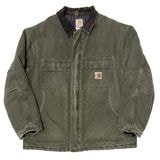 Carhartt �����ϡ��ȡ�Traditional Coat �ȥ�ǥ�����ʥ� �����ȡ�col:OLIVE��size:X-Large Regular���ȥ�ǥ�����ʥ���󥰡���USED �桼���ɡۡ���š�