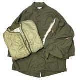 ��DEAD STOCK�� U.S.ARMY M-65 FISHTAIL PARKA FULL SET��size:MEDIUM���ե륻�åȡ��ե�����ɥѡ��������ե��å���ơ��롡�饤�ʡ����ߥ꥿�꡼���㥱�åȡ��饤�ʡ����㥱�å� �ڥǥåɥ��ȥå���