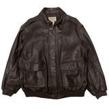 L.L.BEAN ���륨��ӡ���A-2 TYPE FLIGHT JACKET A-2������ �ե饤�ȥ��㥱�åȡ��쥶�����㥱�åȡ��ץ����col.BROWN��size:XXLARGE REGULAR��T-BACK���͡�GOAT SKIN �䥮�ס���OLD ������ɡۡ���š�