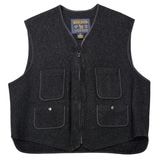 Woolrich �������å���ZIPPER WOOL VEST ���åѡ� ������٥��ȡ����ȥ饤�ס�col.BLACK��size:XL����USED �桼���ɡۡ���š�