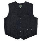 Woolrich �������å���ZIPPER WOOL VEST ���åѡ� ������٥��ȡ����ȥ饤�ס�col.BLACK��size:XL����USED �桼���ɡۡ���š�