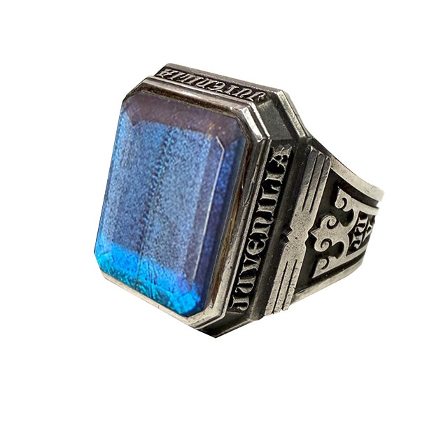 JUVENILIA ジューヴニリア COLLEGE TYPE RING SQUARE カレッジ タイプ