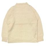 Le Tricoteur �� �ȥꥳ���塼�롡Guernsey Sweater  ���󥸡�����������col:WHITE��size:ɽ���ʤ�(M-L����)��PURE NEW WOOL100%��Made in GUERNSEY ��USED �桼���ɡۡ���šۡ�Ź�޻����Բġ�