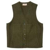 FILSON �ե��륽��MACKINAW WOOL VEST �ޥå��Ρ� ������ �٥��ȡ�col:OLIVE��size:ɽ���ʤ�(M����)��100�� VIRGIN WOOL����USED �桼���ɡۡ���š�