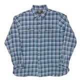 DOUBLE RL ���֥륢���륨�롡L/S WORK SHIRT ���󥰥��꡼�� �������ġ�col:BLUE��size:XL��RRL��Ralph Lauren ��USED �桼���ɡۡ���šۡ�Ź�޻����Բġ�