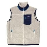 patagonia �ѥ����˥���Mens Classic Retro-X Vest ��� ���饷�å� ��ȥ�X �٥��ȡ�col:NATURAL��size:XXL���ե꡼���٥��ȡ���USED �桼���ɡۡ���šۡ�Ź�޻����Բġۡ�