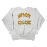 ��SALE 20%OFF�� 90s��Champion �����ԥ���REVERSE WEAVE CREW NECK SWEAT SHIRTS ��С����������� ���롼�ͥå� �������å� ����ġ�BRAYANT COLLEGE��col:GRAY��size:XX-LARGE���ɽ�������Made in U.S.A.����VINTAGE ������ơ����ۡ���šۡ�Ź�޻����Բġ�