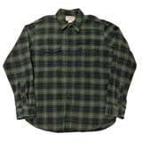 FILSON �ե��륽��L/S Cotton Flannel Shirts ���󥰥��꡼�� ���åȥ� �ե��ͥ� ����ġ�col:OLIVE GREEN��size:M���ͥ륷��� ��USED �桼���ɡۡ���šۡ�Ź�޻����Բġ�