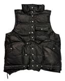 ��2/2���䳫�ϡ�good karma development ���åɥ���ޥǥ٥��åץ��ȡ�size:2��LEATHER DOWN VEST"GRIZZLY"���쥶�������� �٥��ȡ�BLACK �֥�å�