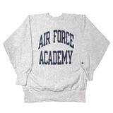 90s��Champion �����ԥ���REVERSE WEAVE C/N SWEAT SHIRTS ��С����������� ���롼�ͥå� �������åȥ���� ��col:GRAY��size:XX-LARGE��AIR FORCE ACADEMY���ɽ���������VINTAGE ������ơ����ۡ���šۡ�Ź�޻����Բġ�