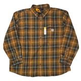 ��̤�����ʡ� Carhartt �����ϡ��ȡ�WORK SHIRTS �������ġ������å�����col.ORANGE��size:2XL��COTTON100%��LOOSE FIT �롼���ե��åȡ��ͥ륷��ġ���šۡ�Ź�޻����Բġ�